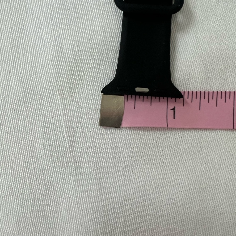 Elegant Silicone Watch Bands Set - Black, Tan, White, Brown - Picture 2 of 2